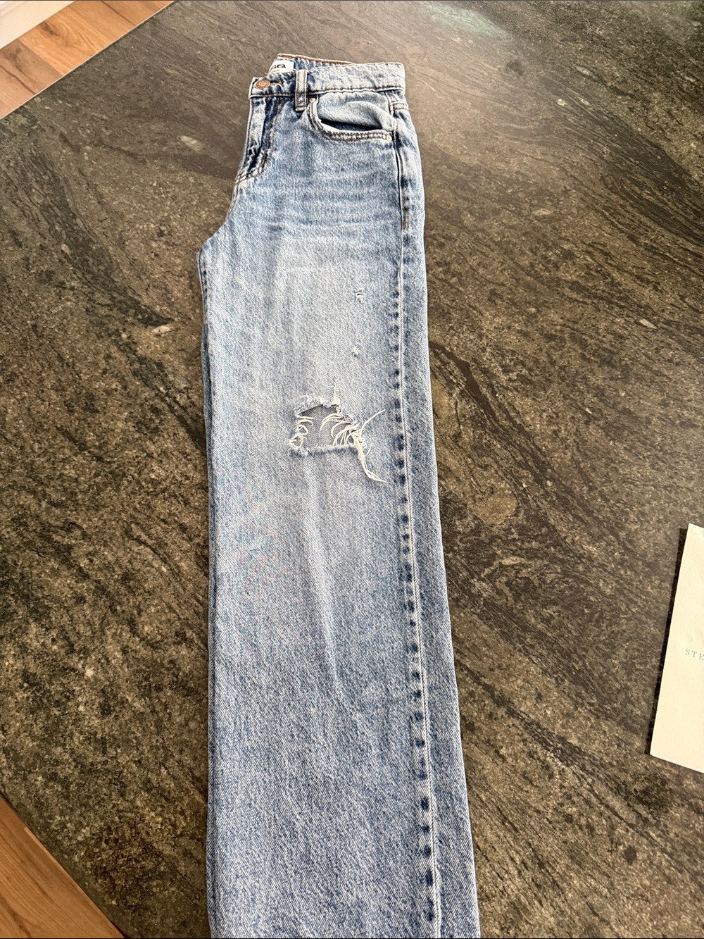 RSQ Light Wash Distressed Girls Jeans